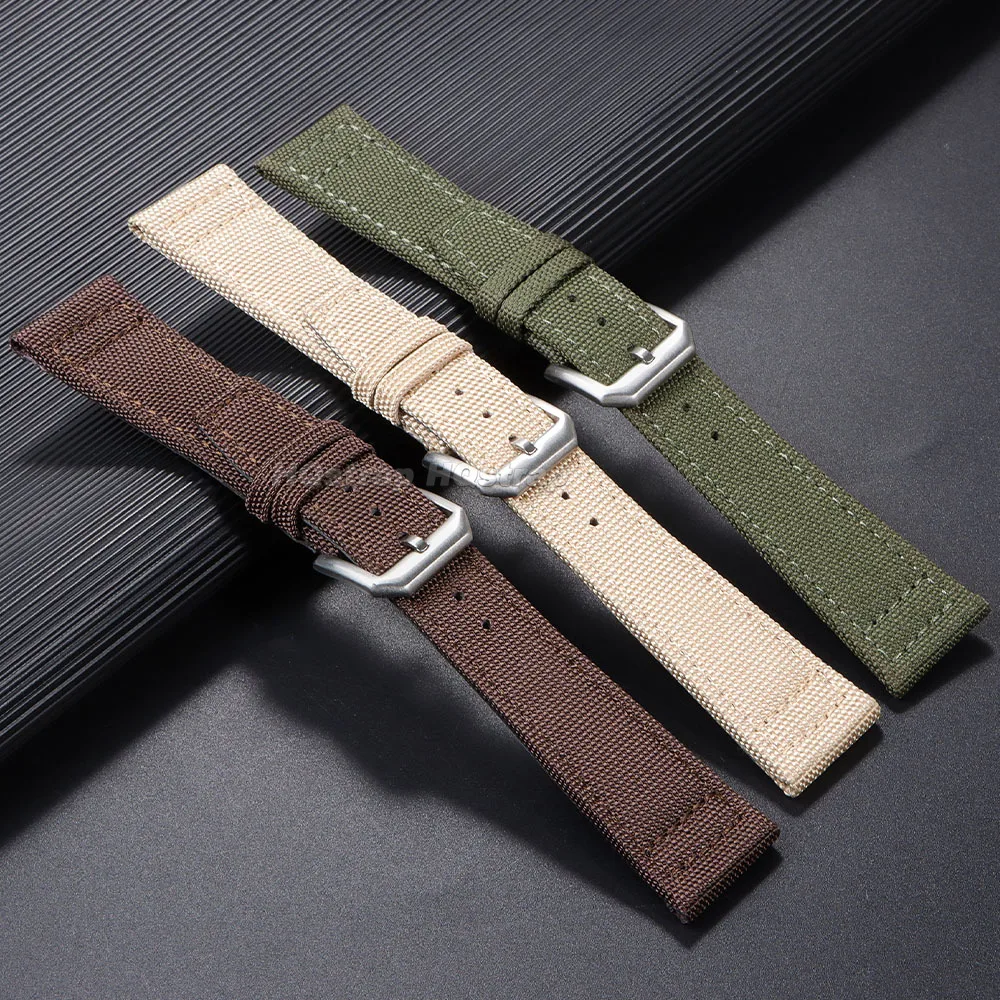 ผ้าใบไนลอนสําหรับนาฬิกา IWC PI - Suede Strap Watch บทวิจารณ์และราคา