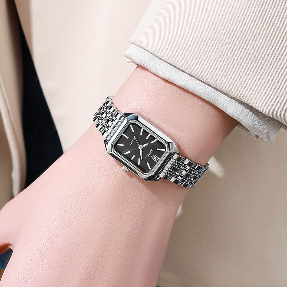 แฟชั่นสแตนเลสสตีลนาฬิกาควอทซ์ค - Canvas Strap Watch บทวิจารณ์และราคา