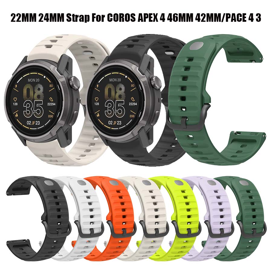 สายซิลิโคนสำรองสำหรับนาฬิกา CO - Silicone Watch Band 22Mm บทวิจารณ์และราคา