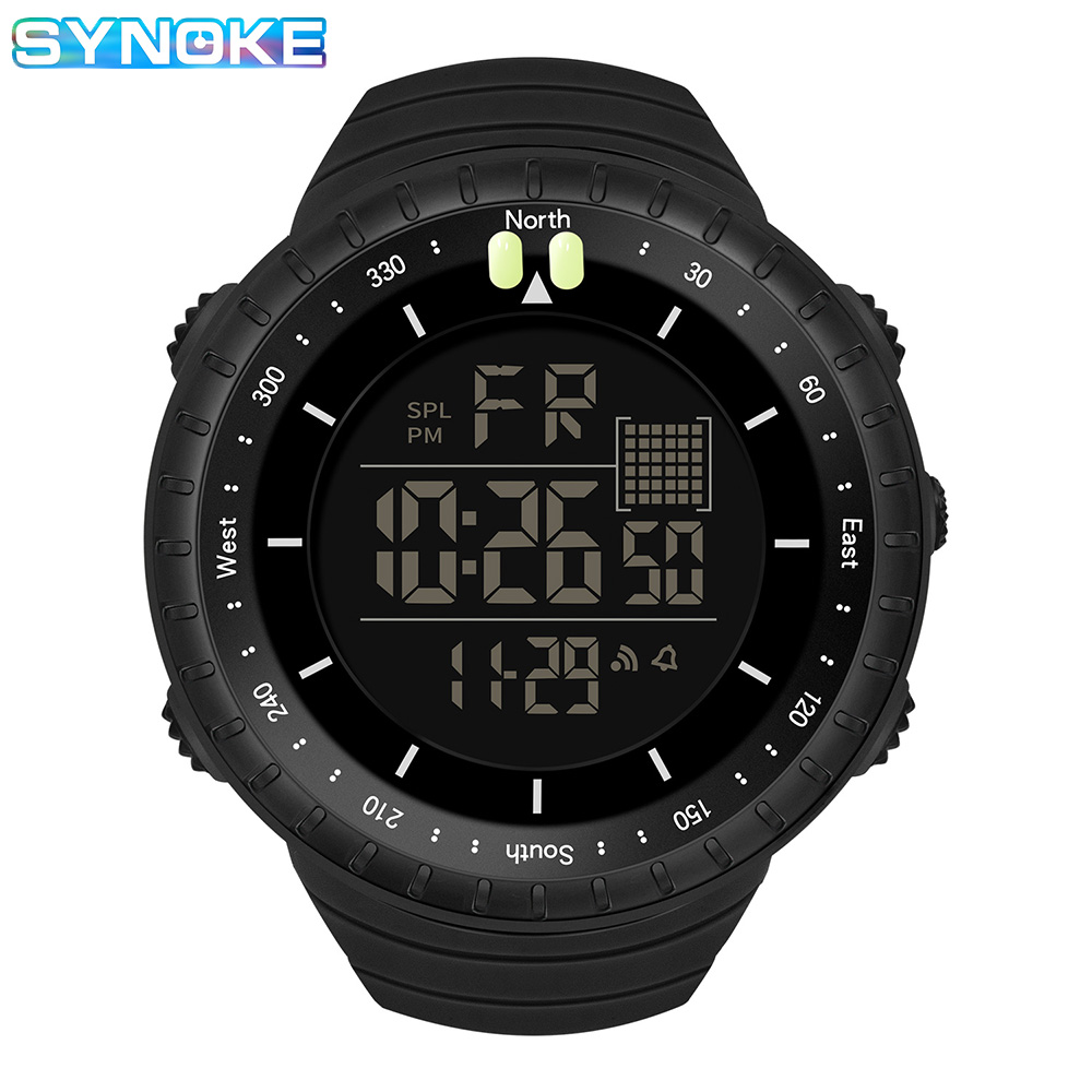 Synoke Jam Tangan Digital ทหาร - Canvas Strap Watch บทวิจารณ์และราคา
