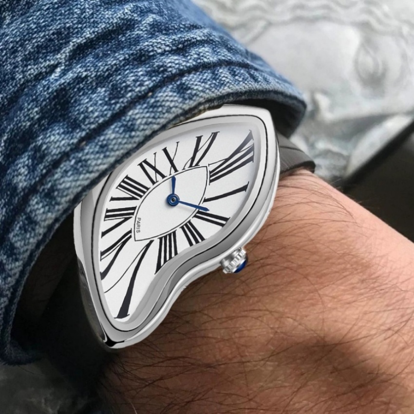นาฬิกาข้อมือควอตซ์ดีไซน์นาฬิกา - Leather Watch Band Men บทวิจารณ์และราคา