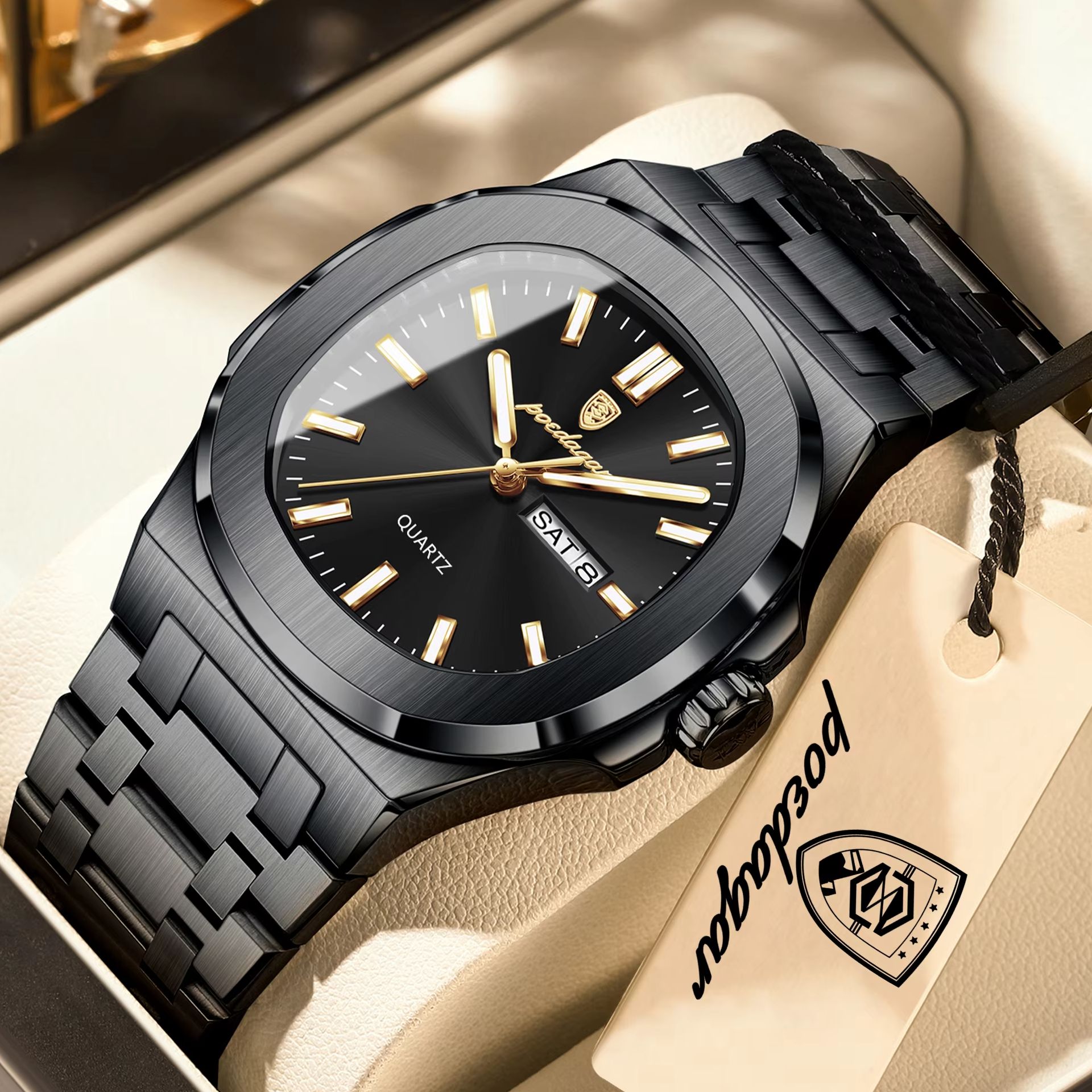 นาฬิกาข้อมือผู้ชาย POEDAGAR สี - Patek Philippe Watch Nautilus บทวิจารณ์และราคา