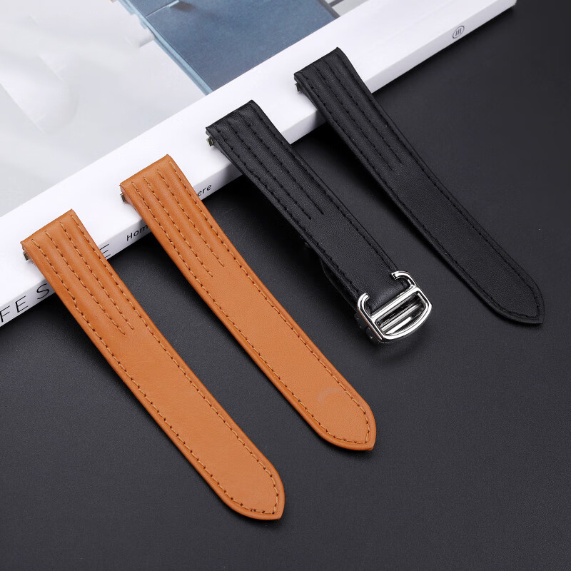 สายนาฬิกาหนังวัวไนลอนแบบถอดเร็ - Leather Strap Quick Release บทวิจารณ์และราคา